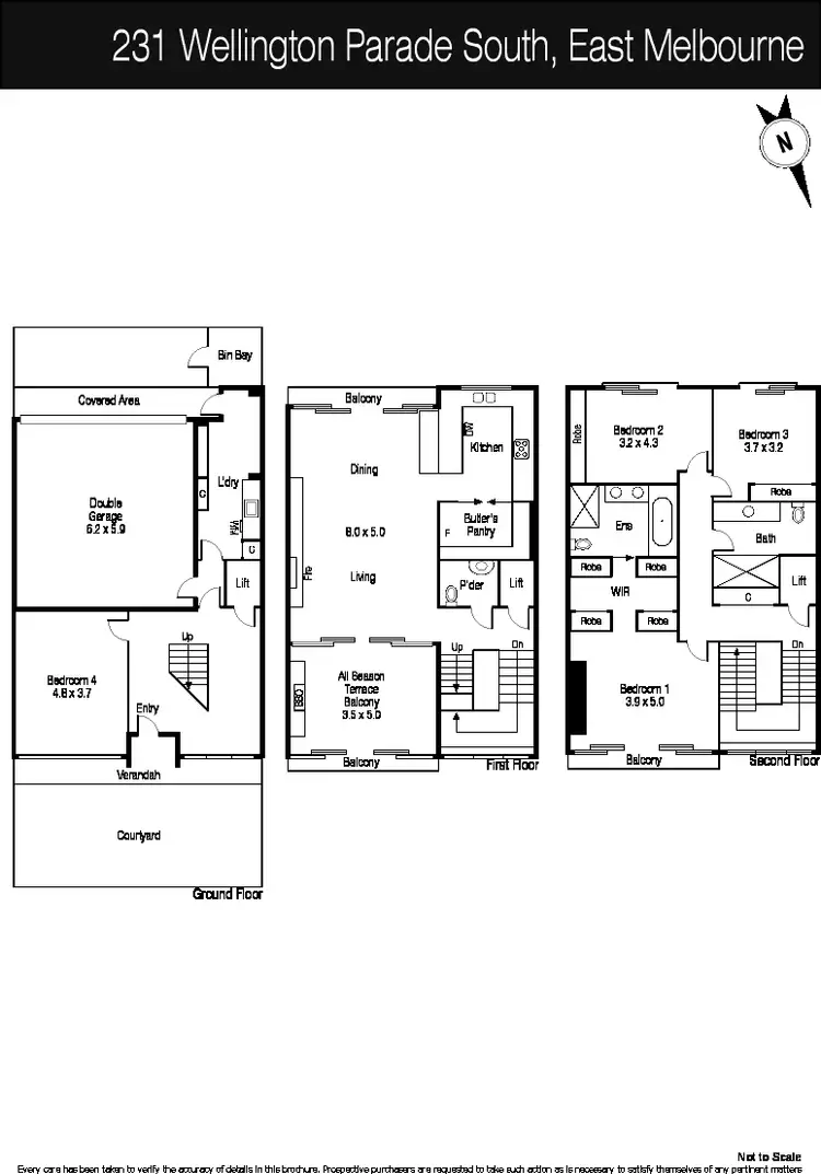 Floorplan of Homely terrace listing, 231 Wellington Parade South, East Melbourne VIC 3002