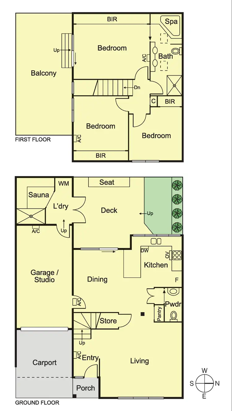 Floorplan of Homely townhouse listing, 3/78 Moonya Road, Carnegie VIC 3163
