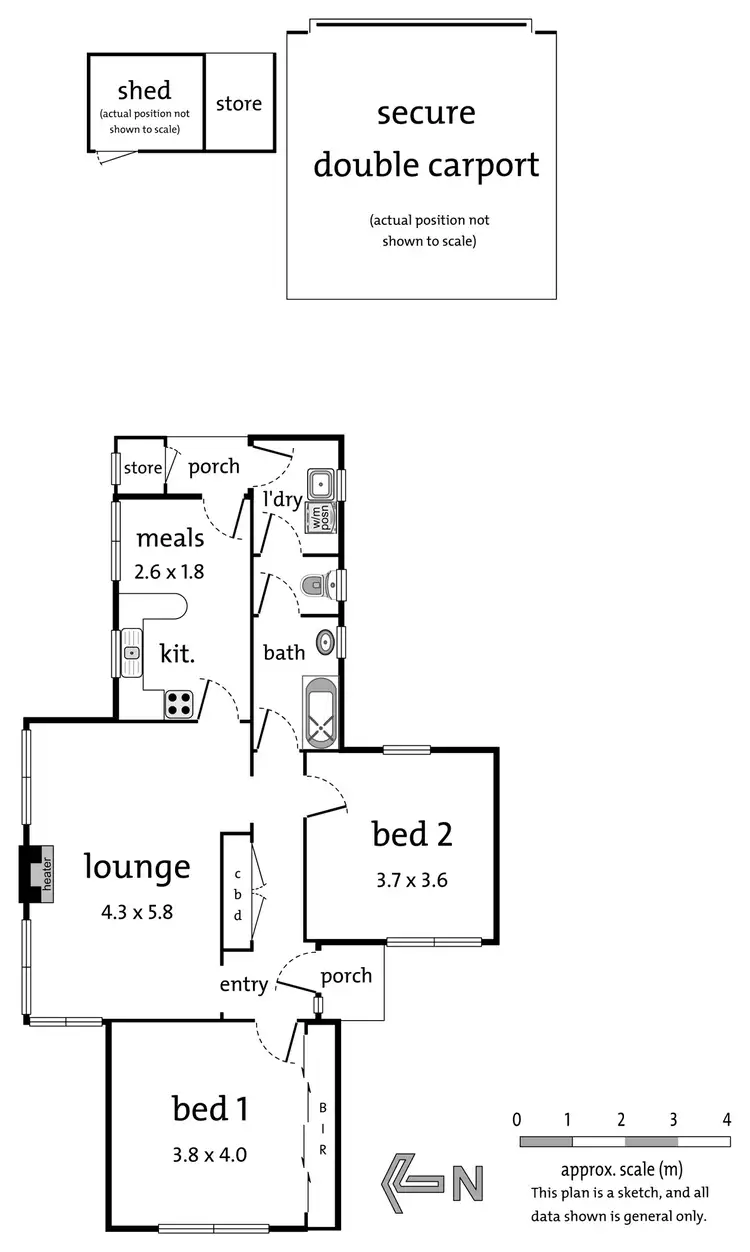 Floorplan of Homely house listing, 283 Mitcham Road, Mitcham VIC 3132
