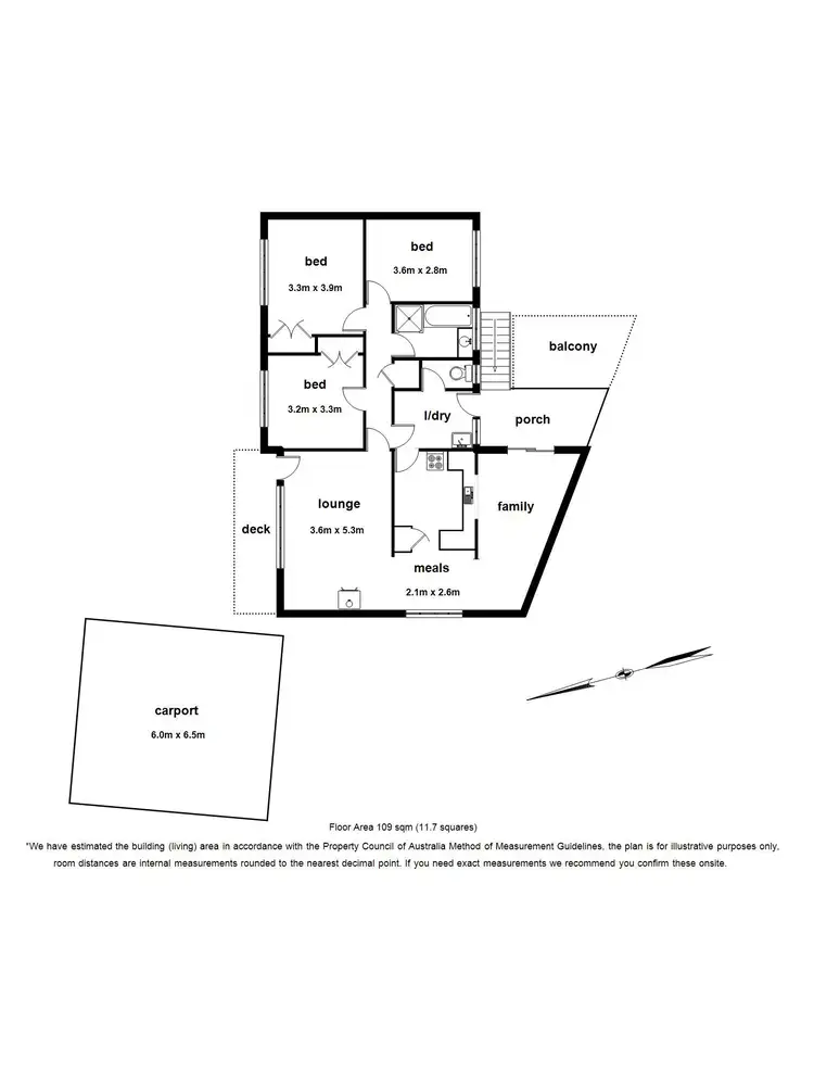 Floorplan of Homely house listing, 8 Mathers Avenue, Launching Place VIC 3139
