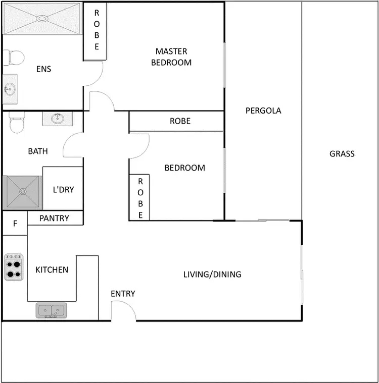 Floorplan of Homely apartment listing, 31/41 Clare Burton Crescent, Franklin ACT 2913