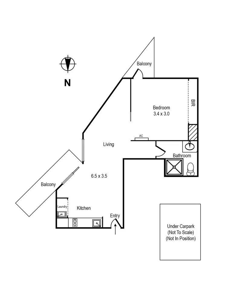 Floorplan of Homely apartment listing, 21/40 Koornang Road, Carnegie VIC 3163