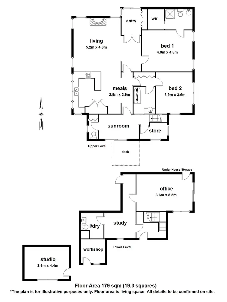 Floorplan of Homely house listing, 1235-1237 Mount Dandenong Tourist Road, Kalorama VIC 3766