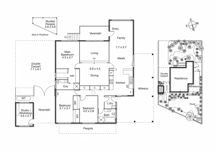 Floorplan of Homely house listing, 86 Nell Street, Greensborough VIC 3088