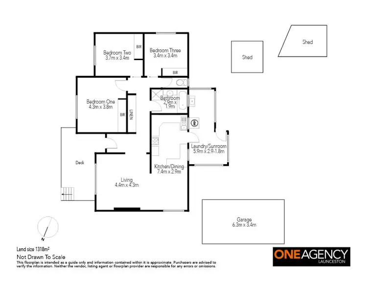 Floorplan of Homely house listing, 353 West Tamar Road, Riverside TAS 7250