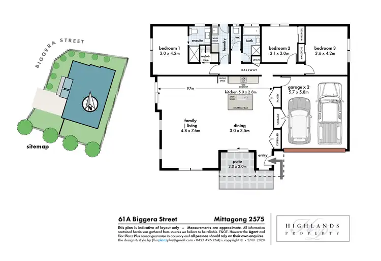 Floorplan of Homely house listing, 61A Biggera Street, Braemar NSW 2575