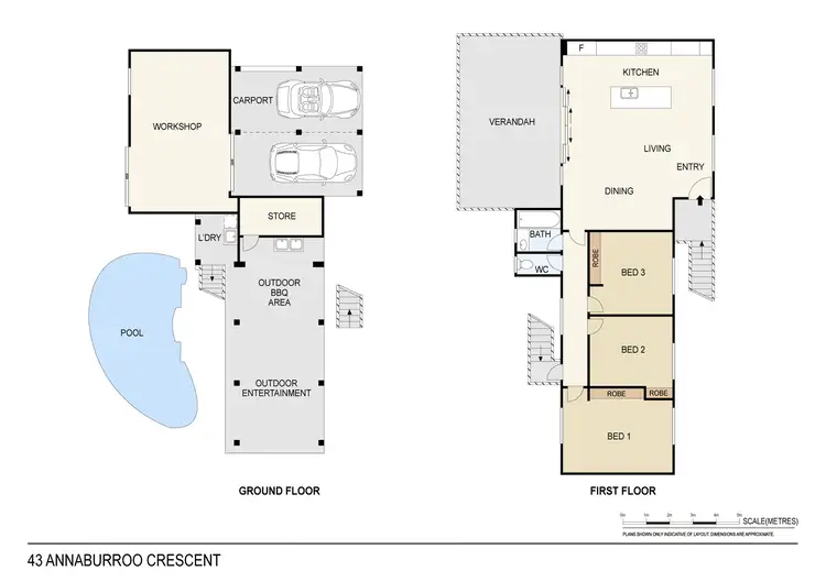 Floorplan of Homely house listing, 43 Annaburroo Crescent, Tiwi NT 810