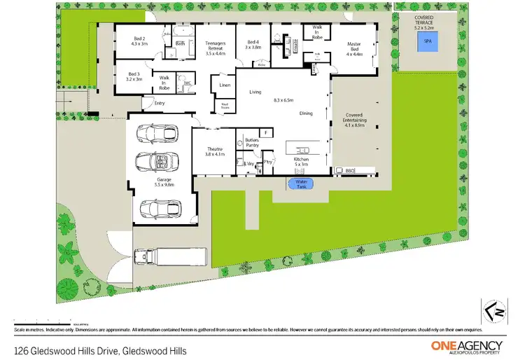 Floorplan of Homely house listing, 126 Gledswood Hills Drive, Gledswood Hills NSW 2557