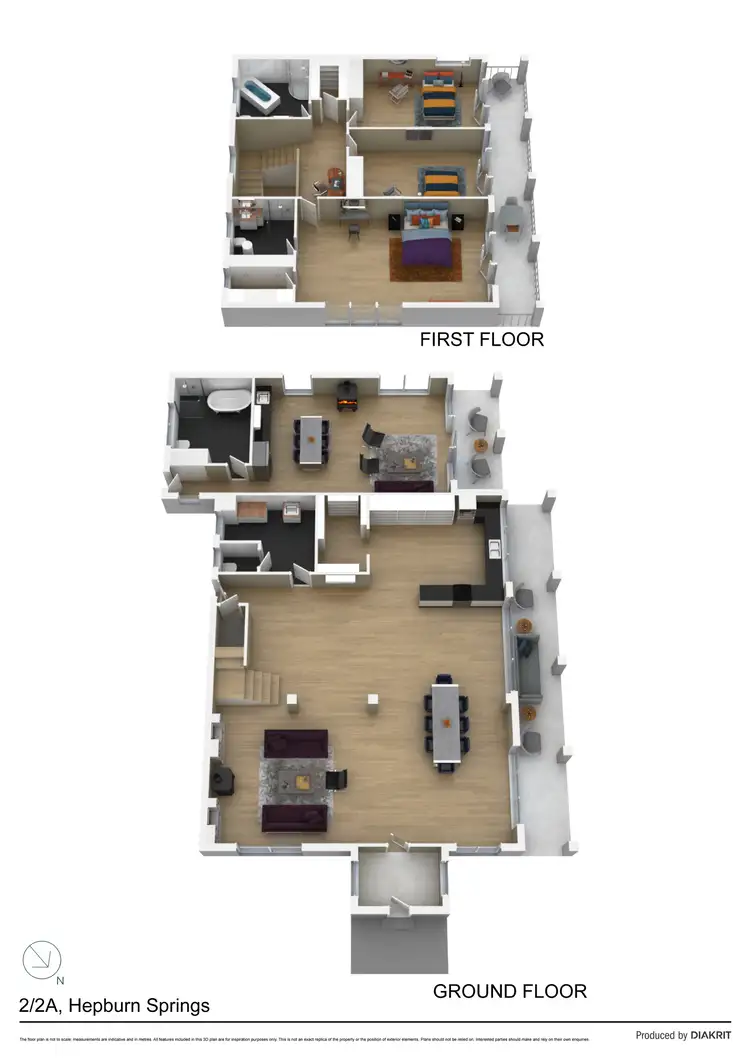 Floorplan of Homely house listing, 52 Western Avenue, Hepburn VIC 3461
