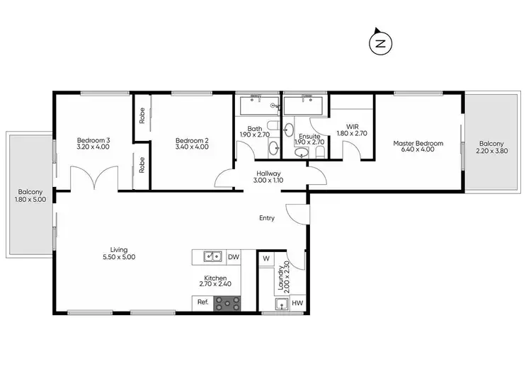 Floorplan of Homely apartment listing, 11/231 High Street, Templestowe Lower VIC 3107