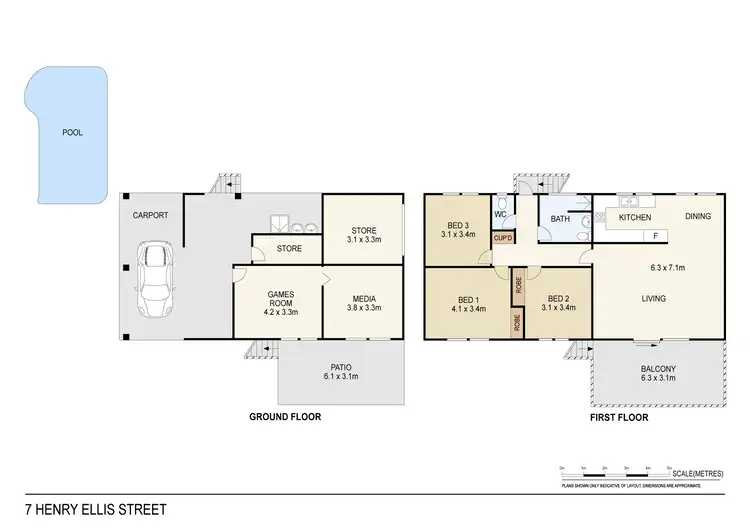 Floorplan of Homely house listing, 7 Henry Ellis Street, Alawa NT 810