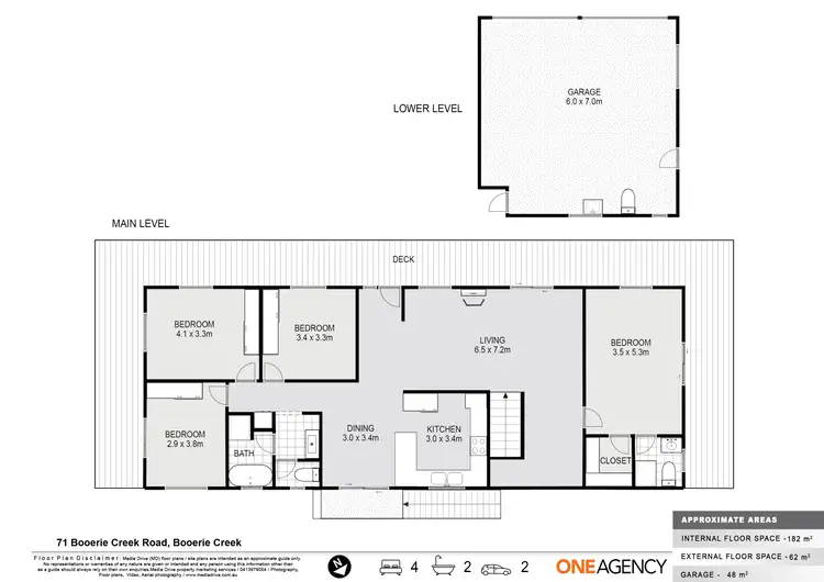 Floorplan of Homely land listing, 71 Booerie Creek Road, Booerie Creek NSW 2480