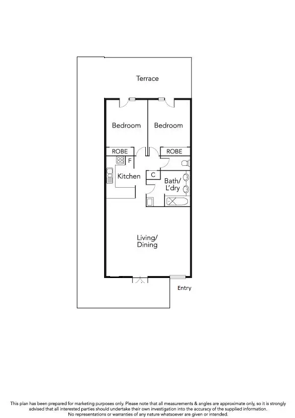 Floorplan of Homely apartment listing, 13/77 Coventry Street, Southbank VIC 3006
