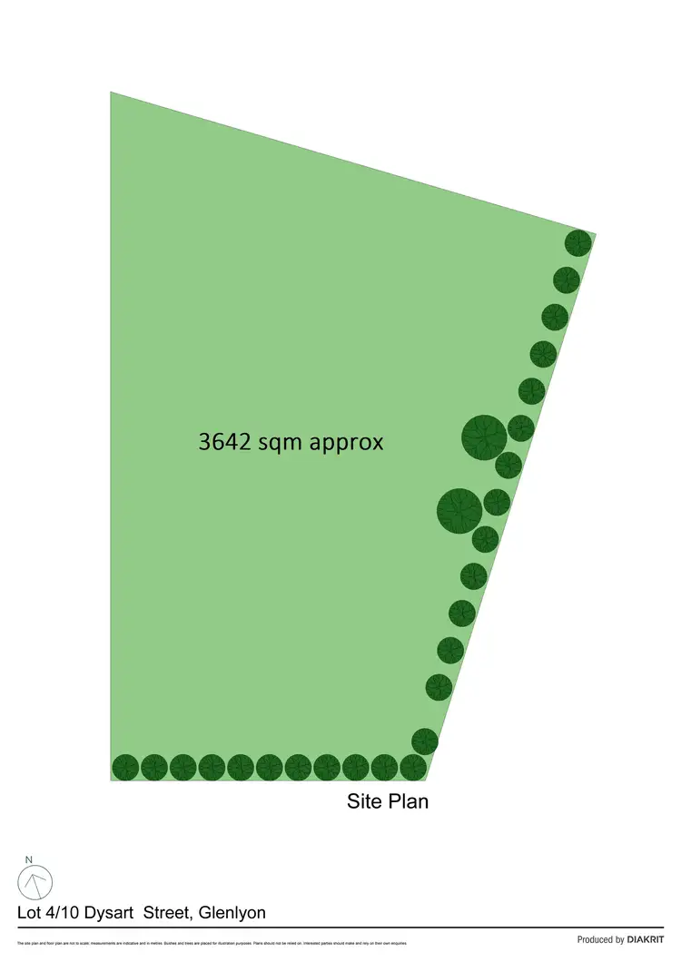 Floorplan of Homely land listing, Lot 4/10 Dysart Street, Glenlyon VIC 3461