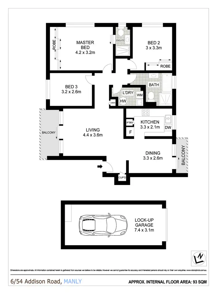 Floorplan of Homely apartment listing, 6/54 Addison Road, Manly NSW 2095
