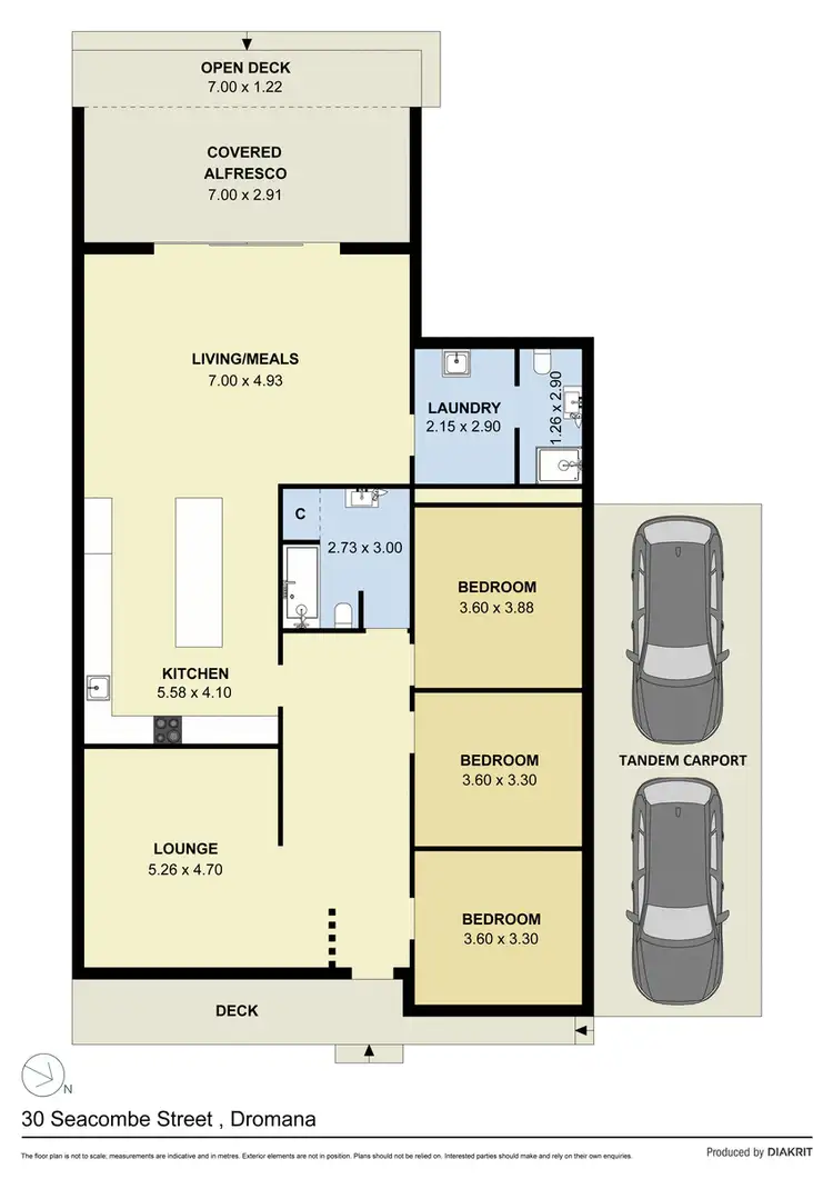 Floorplan of Homely house listing, 30 Seacombe Street, Dromana VIC 3936