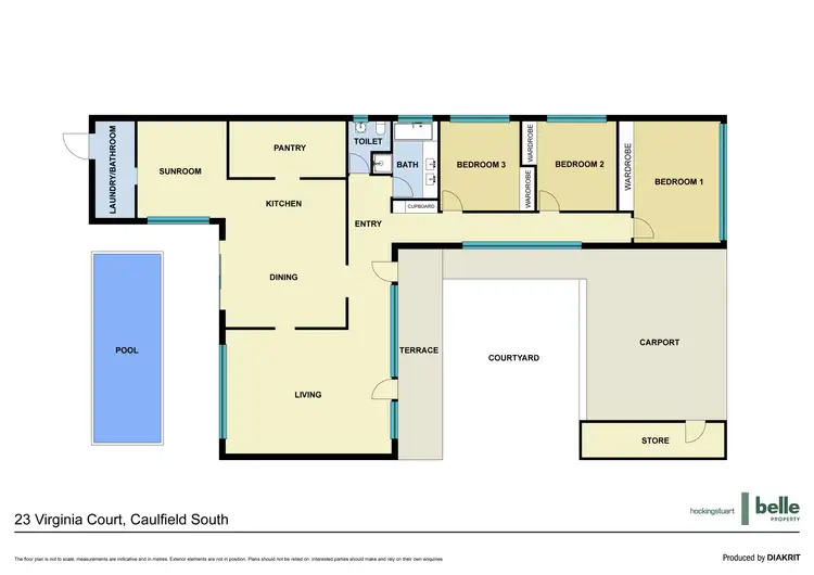 Floorplan of Homely house listing, 23 Virginia Court, Caulfield South VIC 3162