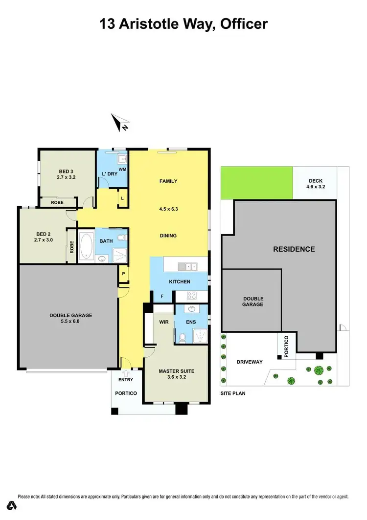 Floorplan of Homely house listing, 13 Aristotle Way, Officer VIC 3809