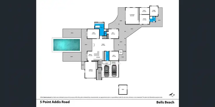 Floorplan of Homely house listing, 5 Point Addis Road, Bells Beach VIC 3228