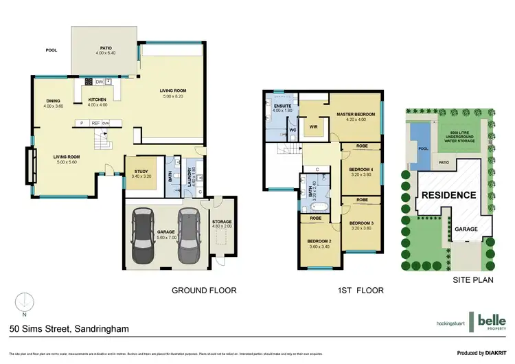 Floorplan of Homely house listing, 50 Sims Street, Sandringham VIC 3191