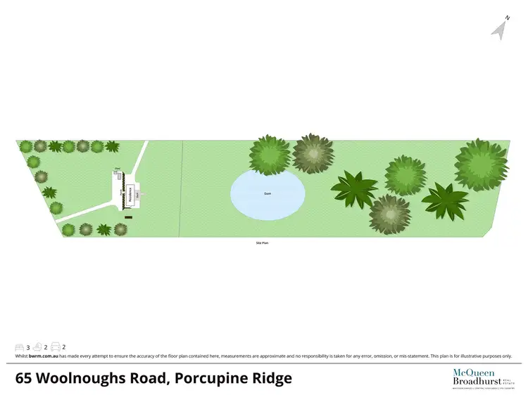 Floorplan of Homely house listing, 65 Woolnoughs Road, Porcupine Ridge VIC 3461