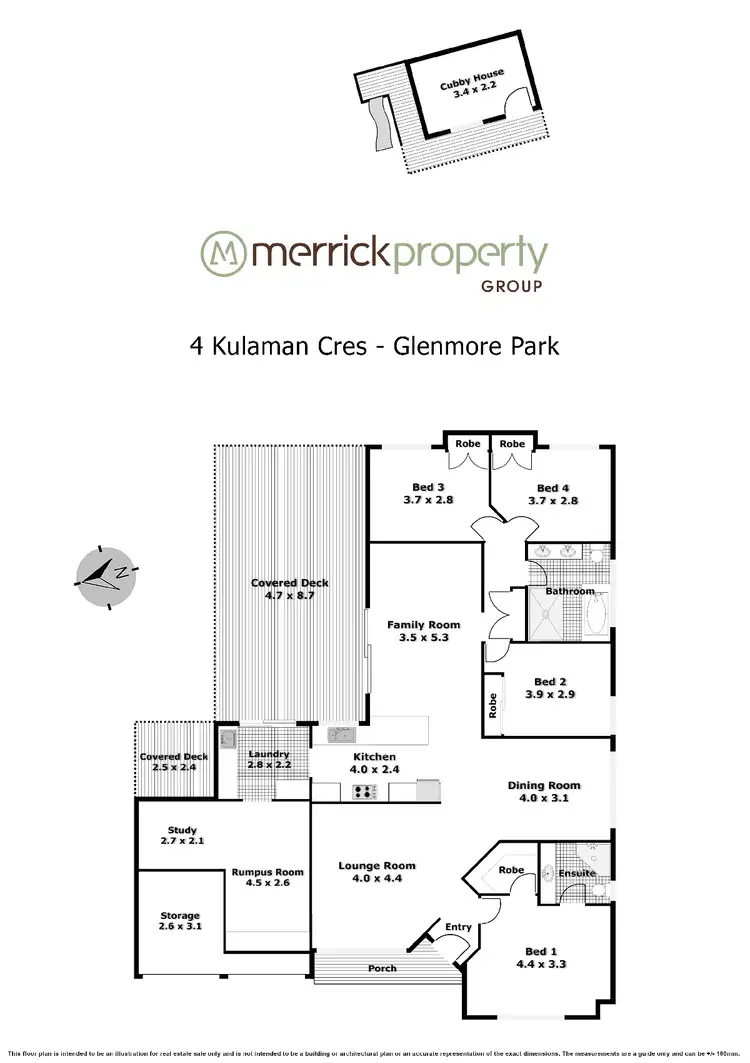Floorplan of Homely house listing, 4 Kulaman Crescent, Glenmore Park NSW 2745