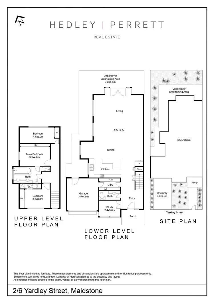 Floorplan of Homely house listing, 2/6 Yardley Street, Maidstone VIC 3012