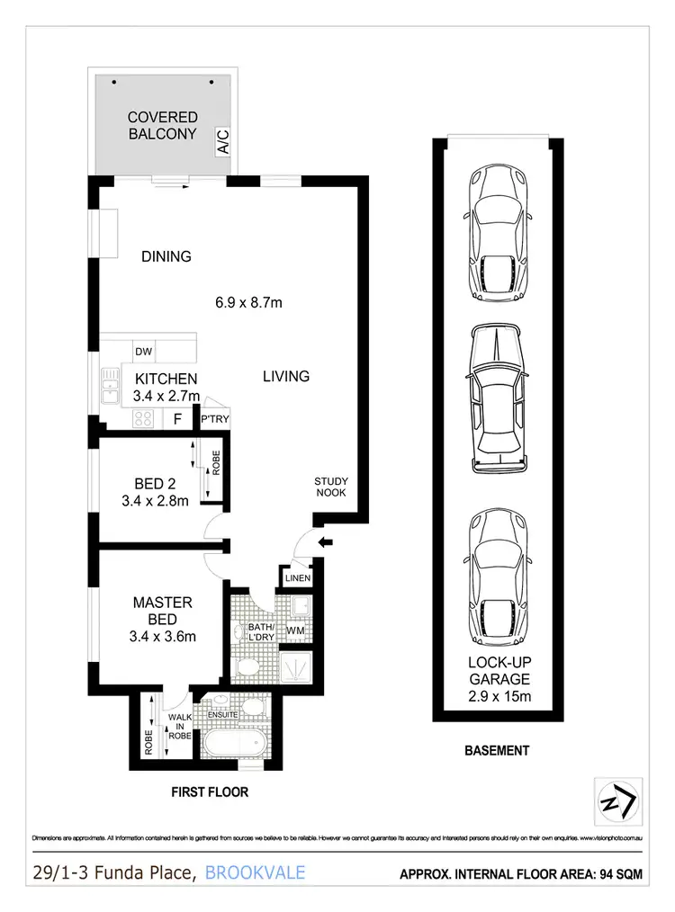 Floorplan of Homely apartment listing, 29/1-3 Funda Place, Brookvale NSW 2100