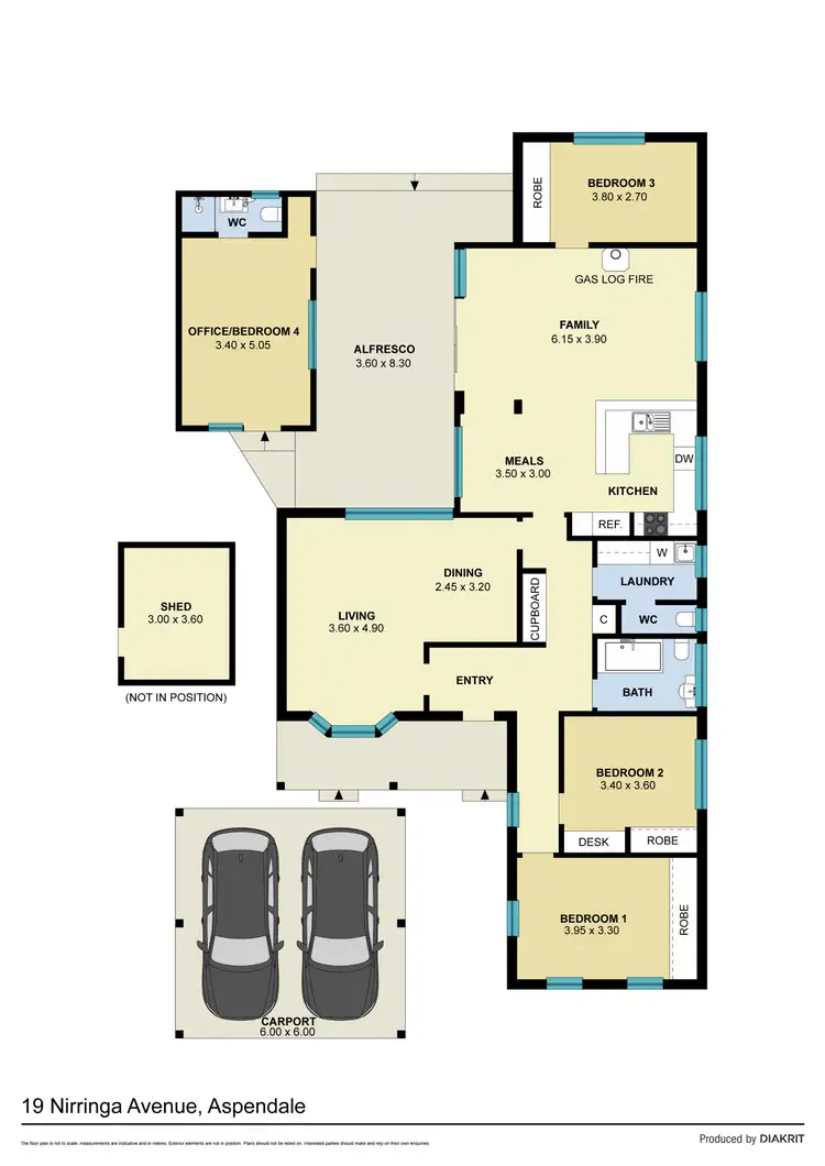 Floorplan of Homely house listing, 19 Nirringa Avenue, Aspendale VIC 3195