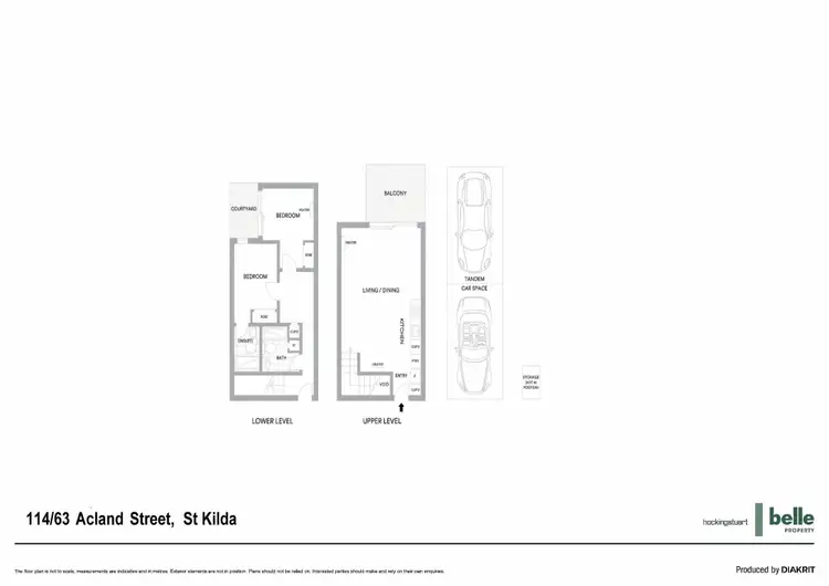 Floorplan of Homely apartment listing, 114/63 Acland Street, St Kilda VIC 3182