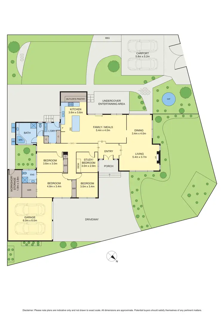 Floorplan of Homely house listing, 2 Mcclelland Drive, Mill Park VIC 3082