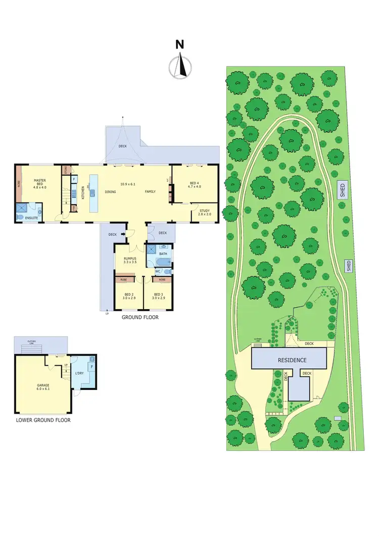 Floorplan of Homely house listing, 24 Wombat Avenue, Heathcote Junction VIC 3758
