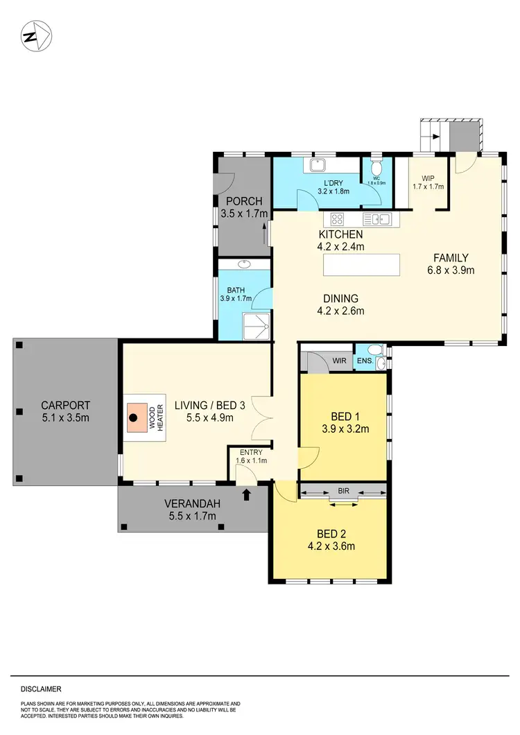 Floorplan of Homely house listing, 1197 Beaufort Waubra Road, Waubra VIC 3352