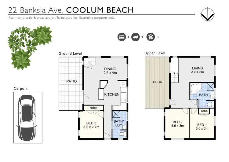 Floorplan of Homely house listing, 22 Banksia Avenue, Coolum Beach QLD 4573