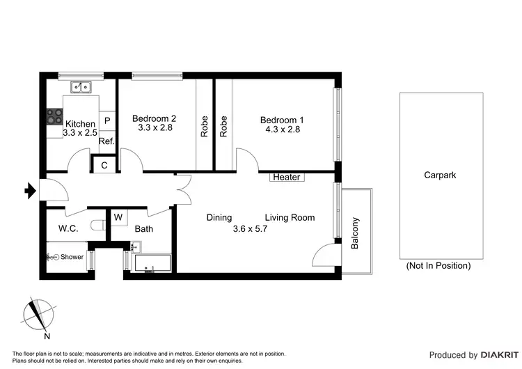 Floorplan of Homely apartment listing, 3/20 Grandview Grove, Prahran VIC 3181