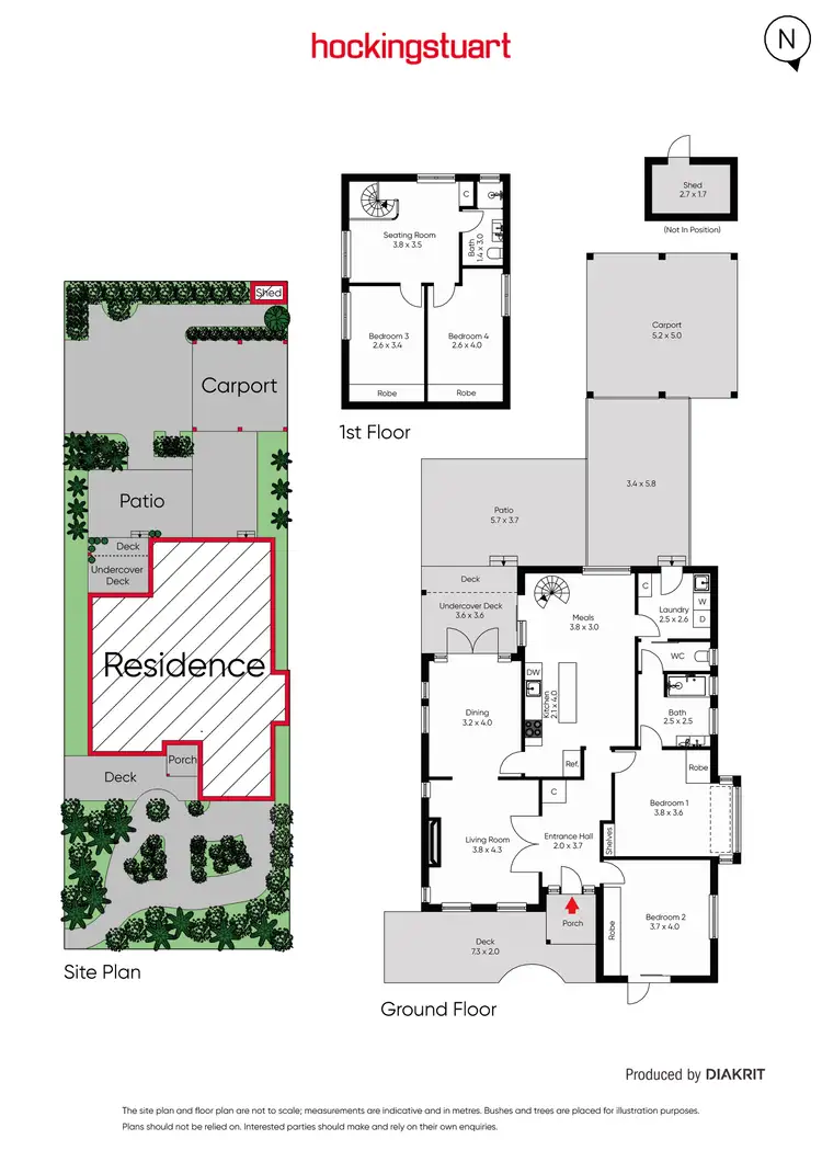 Floorplan of Homely house listing, 206 Centre Road, Bentleigh VIC 3204
