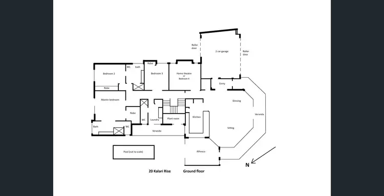 Floorplan of Homely house listing, 20 Kalari Rise, South Bunbury WA 6230