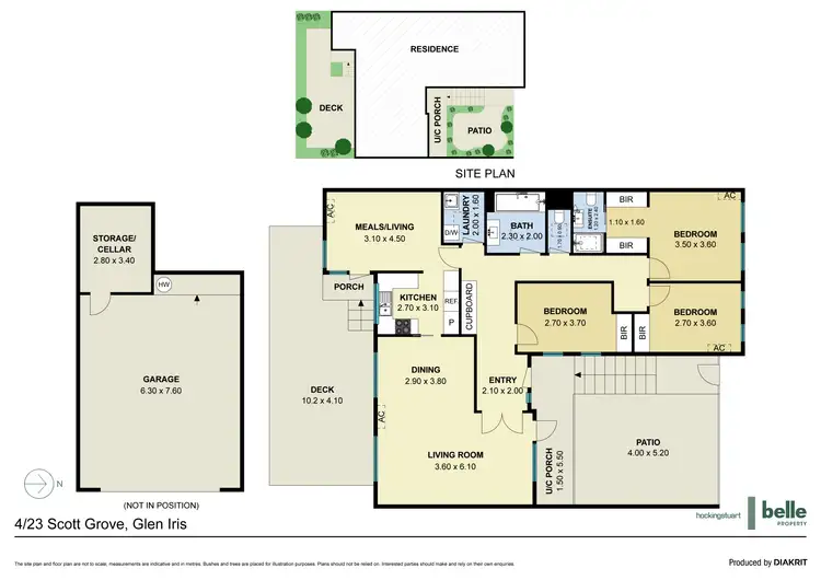 Floorplan of Homely unit listing, 4/23 Scott Grove, Glen Iris VIC 3146
