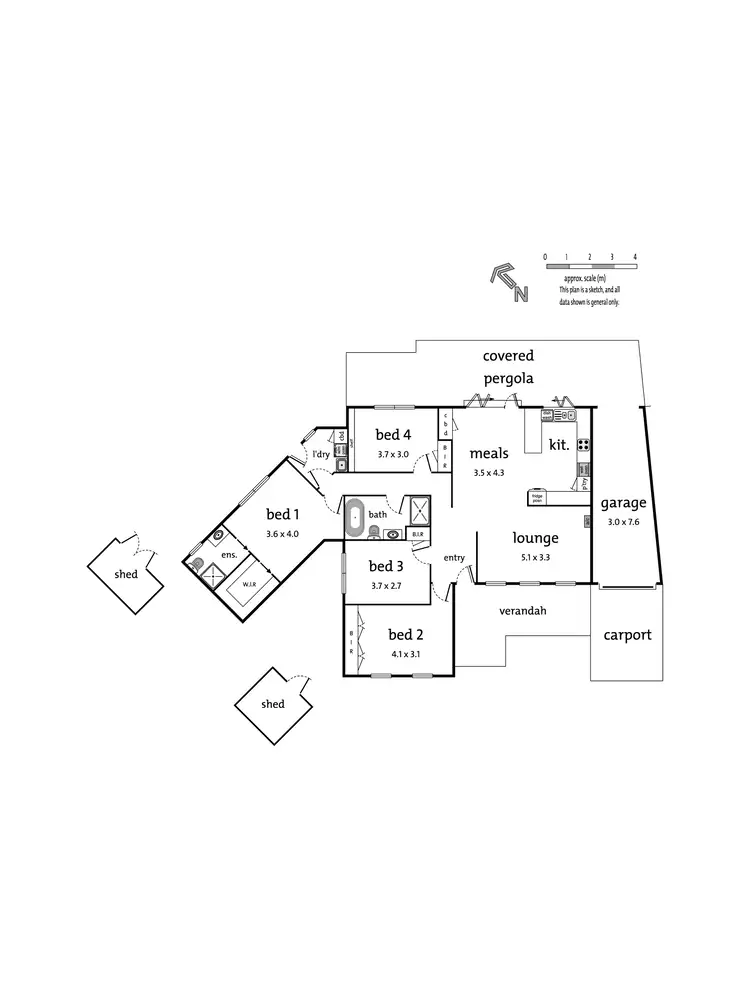 Floorplan of Homely house listing, 5 Vergess Court, Ringwood VIC 3134