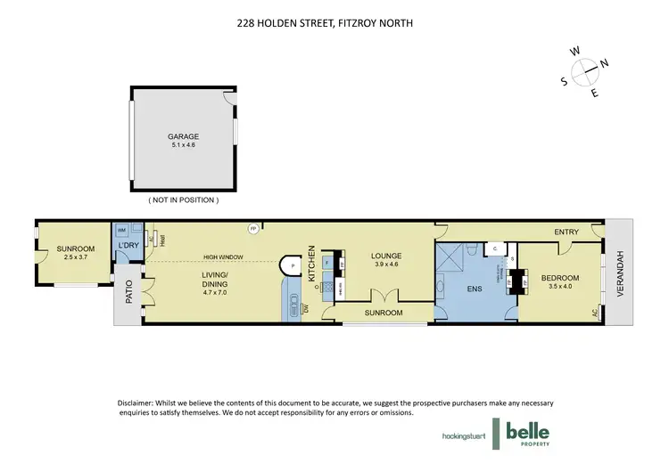 Floorplan of Homely house listing, 228 Holden Street, Fitzroy North VIC 3068