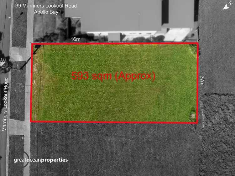 Floorplan of Homely land listing, 39 Marriners Lookout Road, Apollo Bay VIC 3233