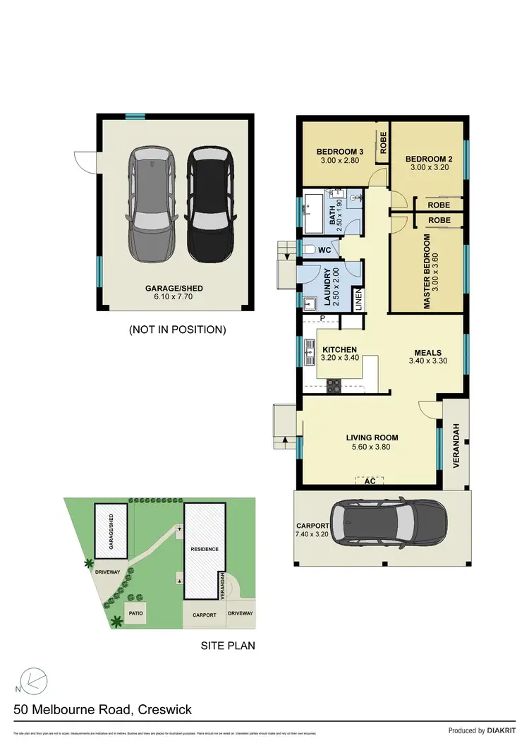 Floorplan of Homely house listing, 50 Melbourne Road, Creswick VIC 3363