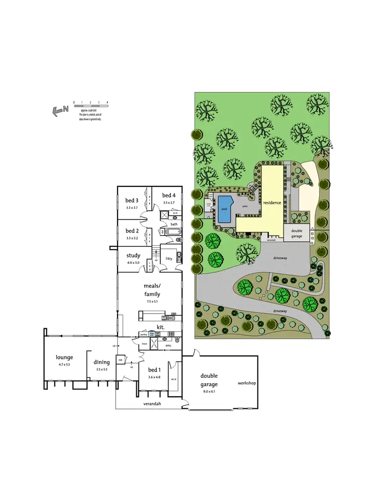 Floorplan of Homely house listing, 8 Tandarook Crescent, Donvale VIC 3111