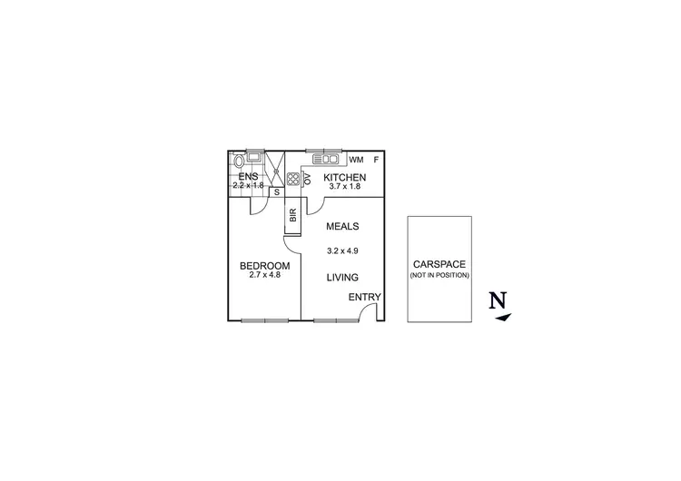 Floorplan of Homely apartment listing, 9/4 Walnut Street, Carnegie VIC 3163