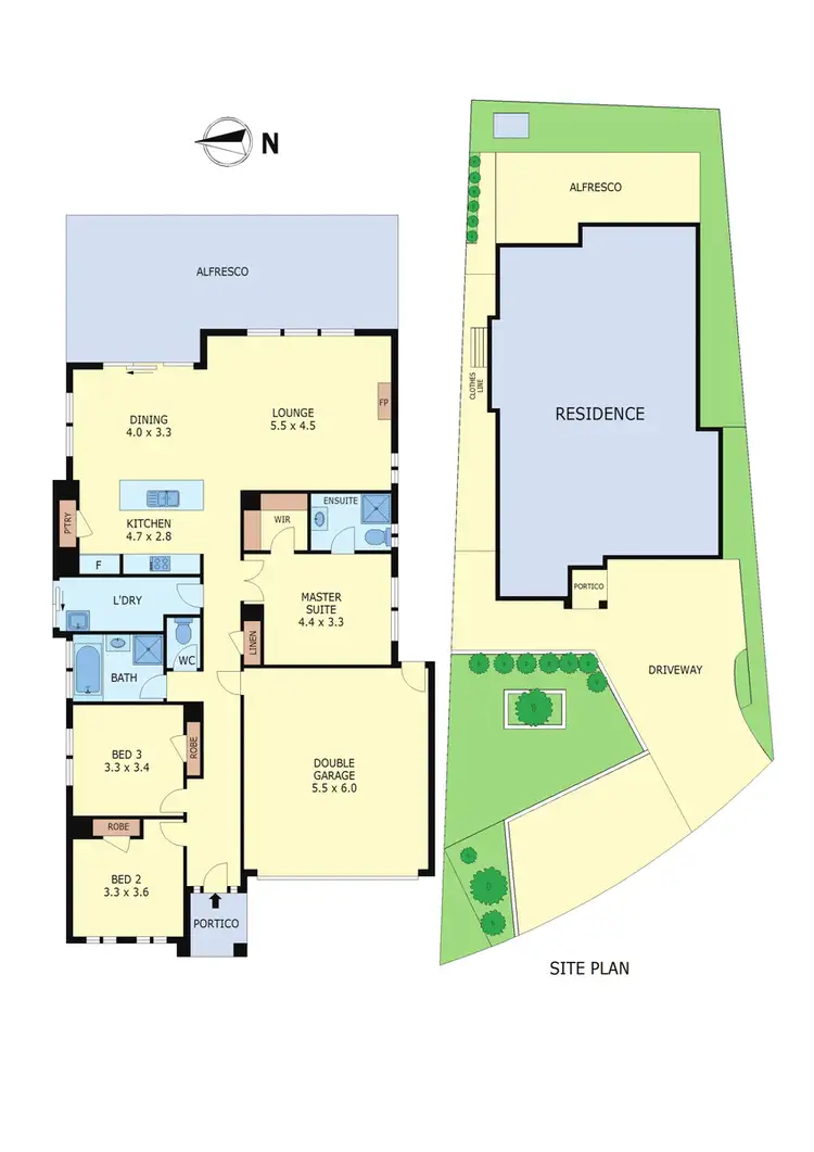 Floorplan of Homely house listing, 17 Siena Ridge, Hidden Valley VIC 3756