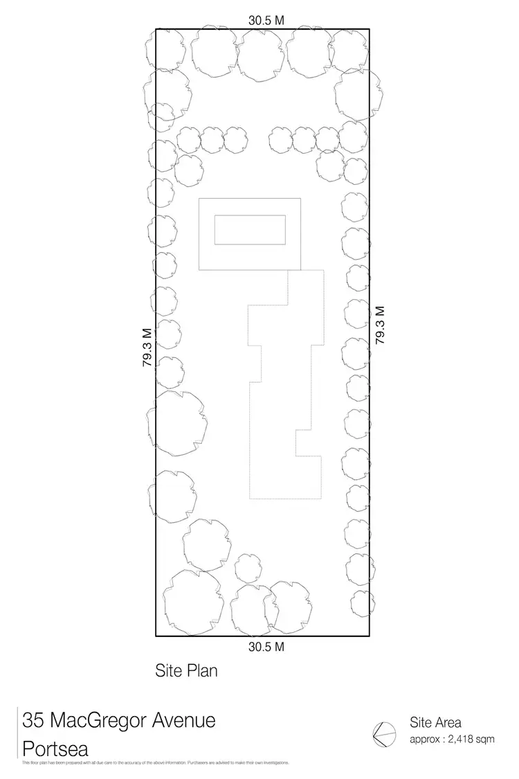 Floorplan of Homely land listing, 35 Macgregor Avenue, Portsea VIC 3944