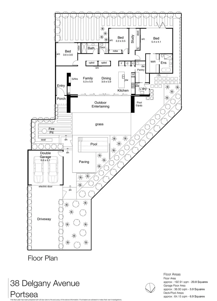 Floorplan of Homely house listing, 38 Delgany Avenue, Portsea VIC 3944