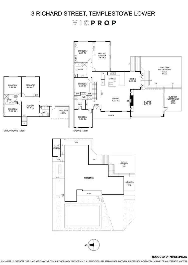 Floorplan of Homely house listing, 3 Richard Street, Templestowe Lower VIC 3107