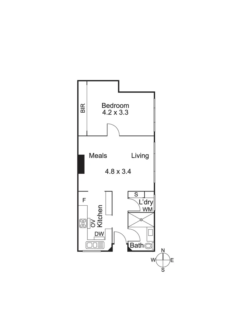 Floorplan of Homely apartment listing, 6/124 Caroline Street, South Yarra VIC 3141