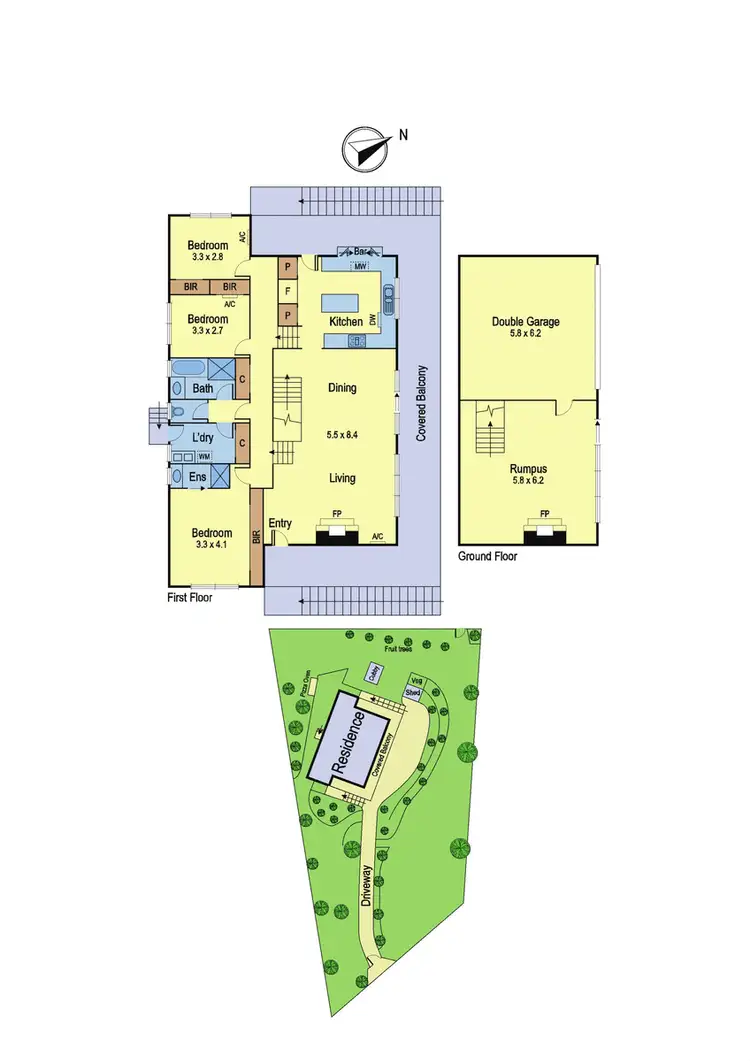 Floorplan of Homely house listing, 126-128 Meander Road, Hurstbridge VIC 3099